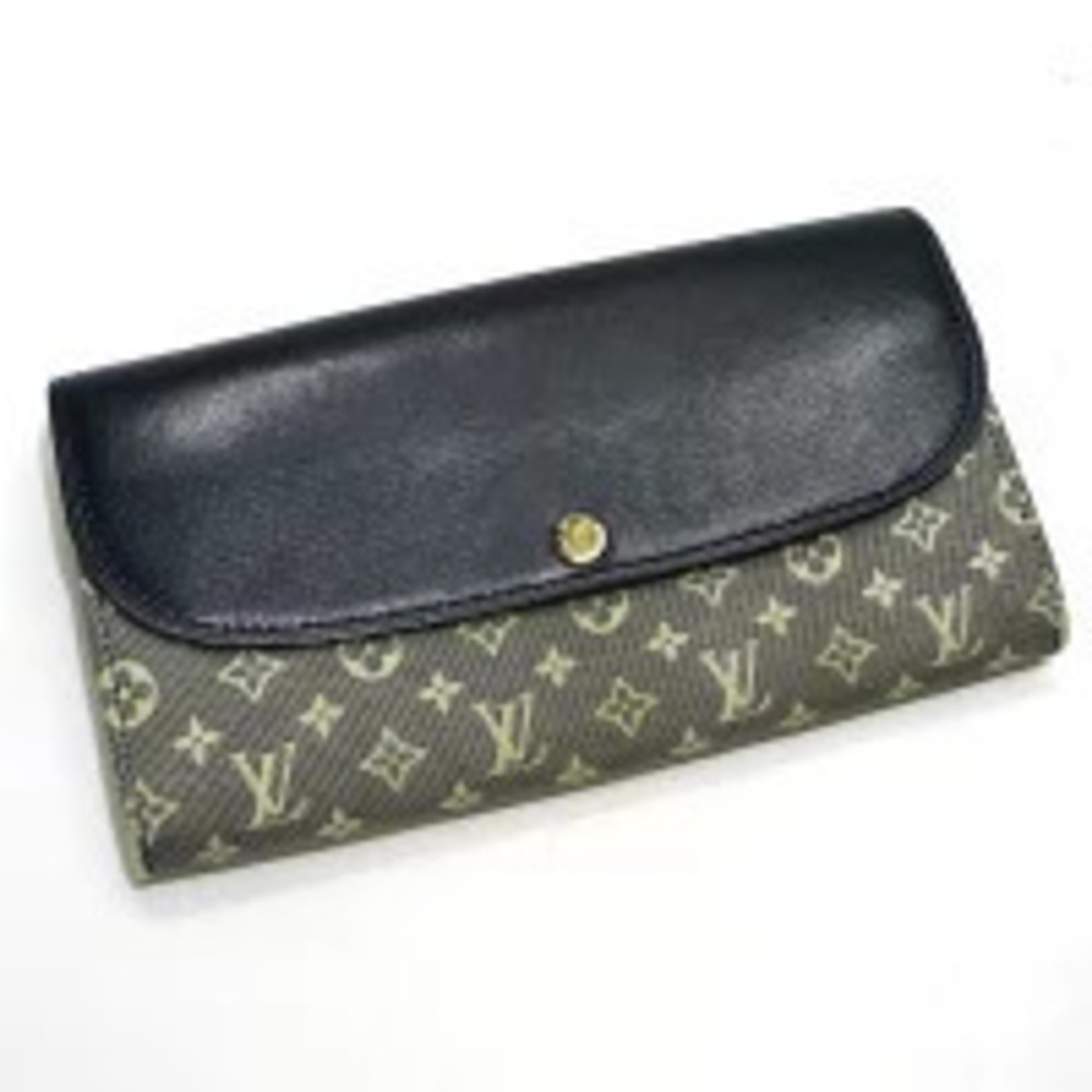 LOUIS VUITTON Portefeuille Sarah Bi fold Long Wallet Monogram Idylle Ancre